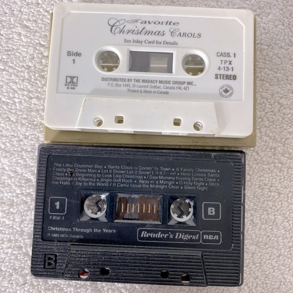 Vintage Holiday Christmas Music Cassette Tapes X12 - Picture 14 of 15